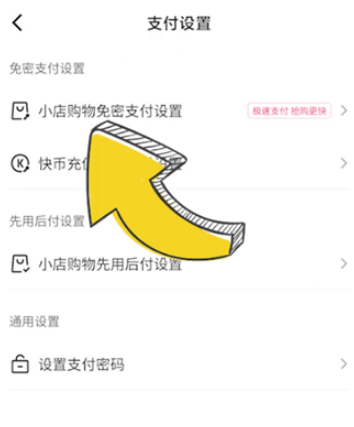 《快手》取消免密支付方法详细解锁
