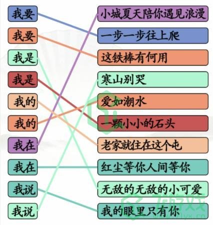 《汉字找茬王》连线我的歌通关攻略介绍