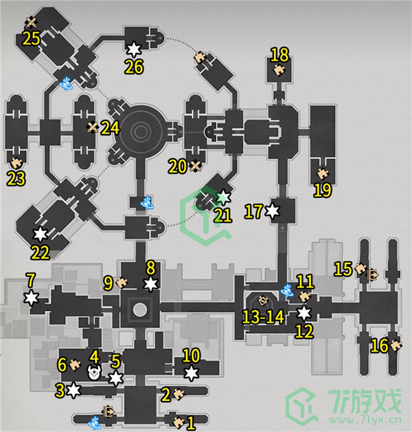 《崩坏星穹铁道》仙舟罗浮太卜司宝箱位置一览