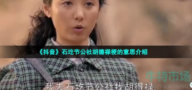 《抖音》石圪节公社胡德禄梗的意思介绍