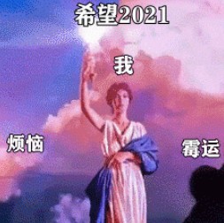 希望2021我烦恼霉运莫挨老子表情包