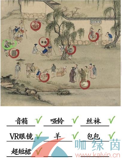 《汉字找茬王》古画找茬5通关攻略