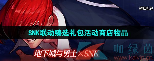 《DNF》2024五一SNK联动臻选礼包活动商店物品一览